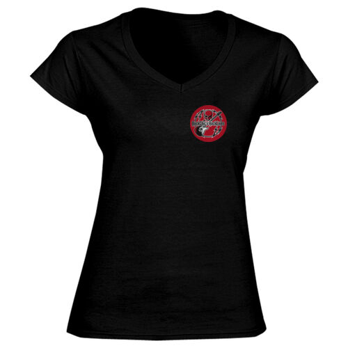 RockChic's RockLives - GD78 Softstyle® Ladies' V-Neck T-Shirt Thumbnail