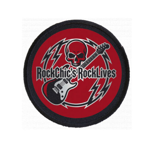 RockChic's RockLives - PC01 8cm Round Sew-On Patch Thumbnail